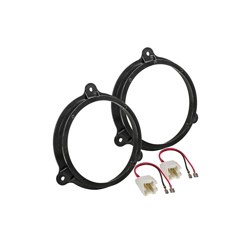 tomzz Audio 2809-000 Speaker Rings Adapter Brackets Compatible with Dacia