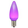 Vickerman C9 Ceramic LED Purple Bulb, Package of 25