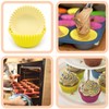 600 Pieces Cupcake Liners, Mini Muffin Liners Colorful Paper Baking