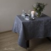 Linen & Cotton Jacquard Tablecloth Roseus with Damask Pattern -