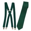 Spencer J's Skinny Neck Tie and Suspender set Variety of