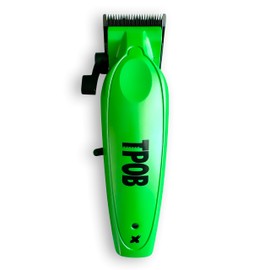 TPOB X Digital Brushless 6800rpm Metal Professional Hair Clippers for Men, XO Combination Fade/Taper Blade Cordless Rechargeable Clippers (X Clipper Green)