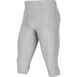 Champro Standard Blocker Traditional Adult Football Game Pants, Silver, Large