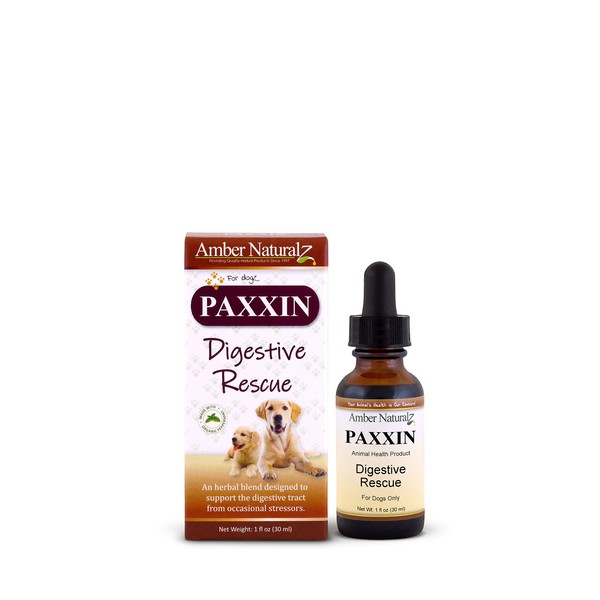 AMBER NATURALZ - PAXAID - Digestive Rescue - for Dogz - 1 Ounce