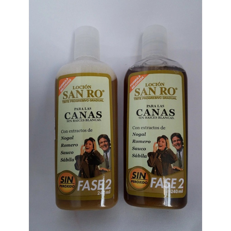 SAN RO Gray Hair LOTION Coloring Treatment Herbal Extracts 240ml