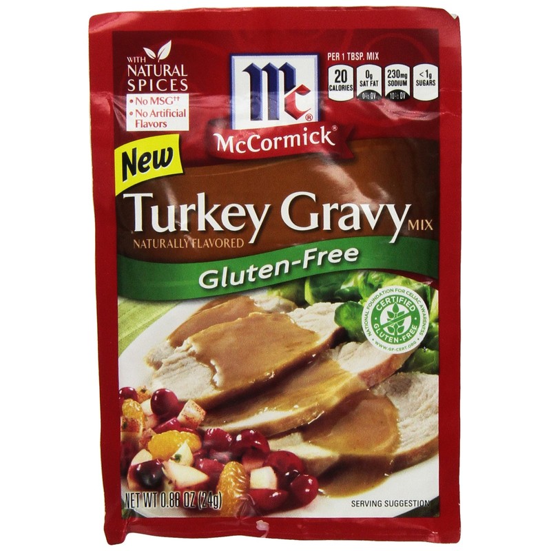 McCormick Gluten Free Turkey Gravy Mix (4 Pack) .88 oz
