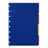 Filofax A5 Notebook refills Classic Bright indices assorted 152014