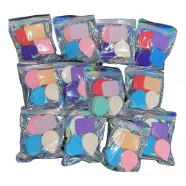 KH Docena De Sets 4 Esponjas Para Maquillaje Facial Aplicadora