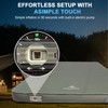 Self Inflating Sleeping Pad with Foam and Electric Pump，Innovative Y-Shaped