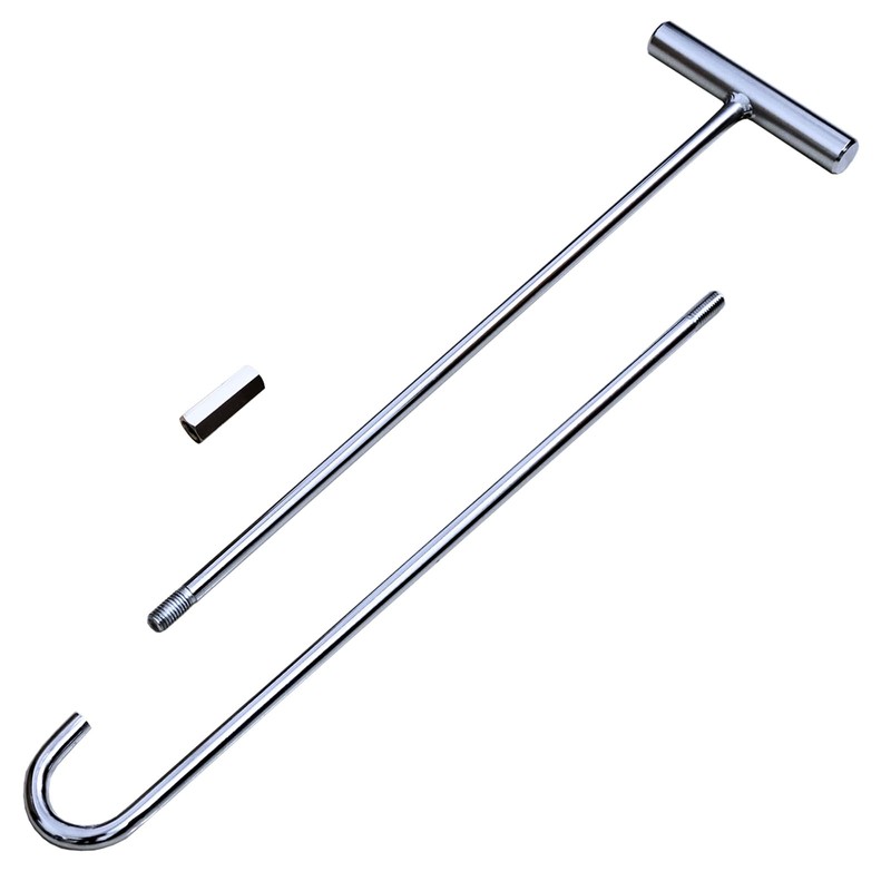 Auto-plaza Heavy Duty 32" Solid Steel Strong Rod 5th Wheel