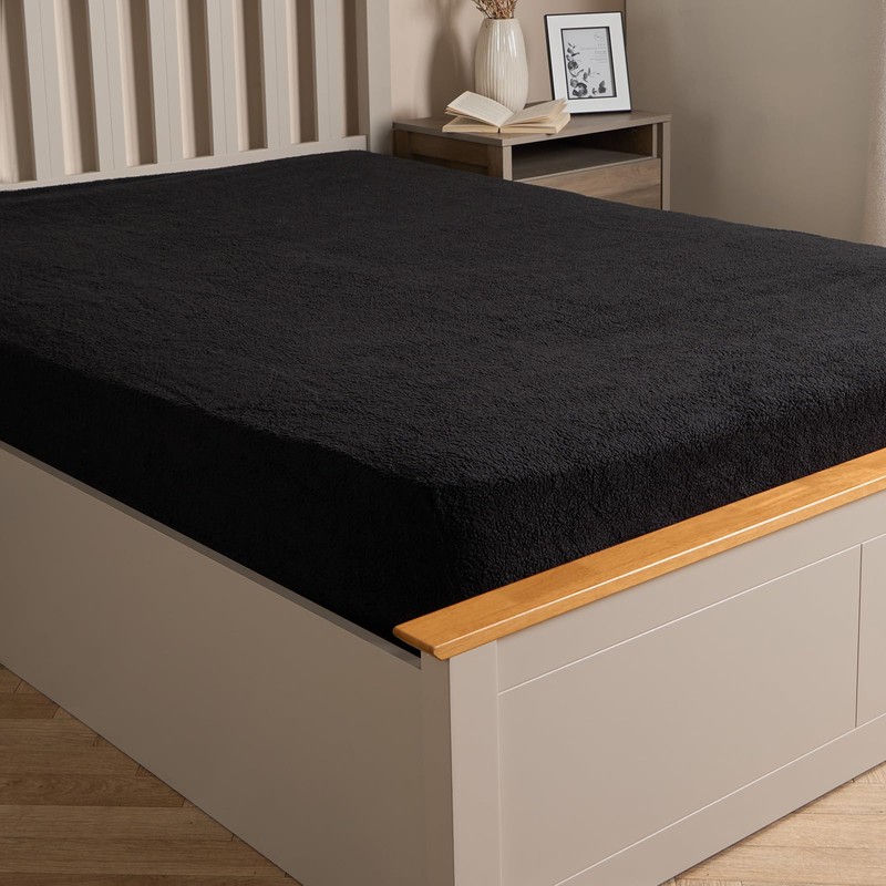 Brentfords Teddy Fleece Fitted Bed Sheet Thermal Warm Soft Luxury