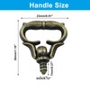 Piutouyar 20 Pcs Mini Pull Handles, Antique Bronze Cabinet Handles,