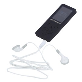 32GB MP3 Player with Bluetooth 5.0, 1.8 Inch LCD Screen, Portable HiFi Music Player with Speaker, 128GB Expansion Support, Digital Lossless Music MP3 MP4 Player for Kids (Black)