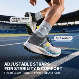 CAMBIVO Ankle Support 1 Pair, Grey M