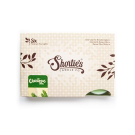 Christmas Tree Premium Tealight Candles - Highly Scented with Essential & Natural Oils - 6 Green Tea Lights - Beautiful Candlelight - Made in The USA - Christmas & Holiday Collection