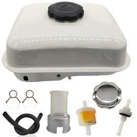 Gas Fuel Tank with Stainsless Cap for Honda GX200 GX160 GX140 196cc Go-Kart Predator Engine Baja Warrior Heat 5.5HP 196CC 6.5HP MB165 MB200 Mini Bike Pit Bike