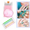 21 Pcs Nail Art Brushes, Nail Art Design Tools,Double Ended