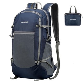 A-QMZL Hiking Backpack Camping Trekking Rucksack Outdoor Sports Waterproof Mountaineering Bag 30L Climbing Trekking Camping Rucksack for Men Women (blue)