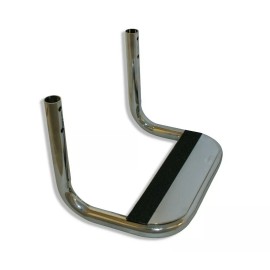 1CLICKAUTOACC CHROME METAL TRUCK SUV NERF SIDE STEP BAR 2PCS LEFT/RIGHT UNIVERSAL 12"