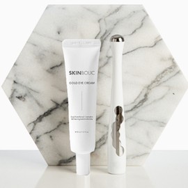 Skinbolic Eye Galvania SET Gold Eye Cream Galvanic Eye Firming Massager / 스킨볼릭 아이 갈바니아 SET 골드아이크림 갈바닉 눈가탄력 마사지기