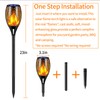 Aigleya Solar Lights Outdoor Flickering Flame Solar Torch Lights Waterproof