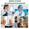 Magnifying Glass with Light, 10X 30X Handheld Real Glass Magnifier