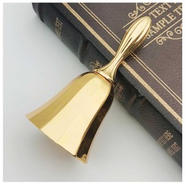 Dinner Bell, Metal Hand Bell, Durable, Hand Swing Bell, Call Bell, Retro Fashion, Antique Style, Tabletop Bell, Restaurants, Percussion Instruments, Reception Counter, Prayer, Festival Supplies, Store