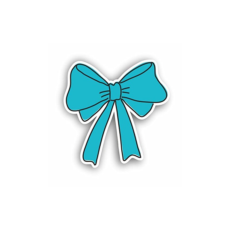 AMA SHOP PVC Sticker Shaped Blue Bow mod.2 | Sticker