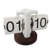 Flip Desk Clock Retro Single Sided Battery Powered Retro Vintage