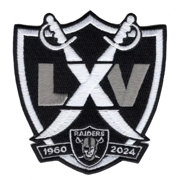 Unbranded 4" 2024 OAKLAND/LAS VEGAS RAIDERS LXV 65 Seasons Anniversary