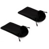 DG STUDIO 2pcs Microfibre Pouch Case Soft Microfibre Sunglasses Case