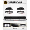 Partsam 3pcs Smoke Cover Lens White 30 LED Cab Marker