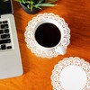 sourcing map 100 Pcs White Lace Paper Doilies 10.5 Inch