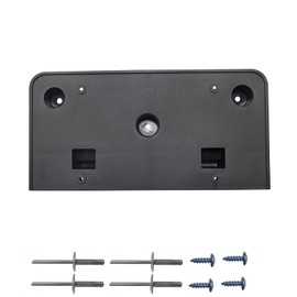 GZVKE Front License Plate Frame Mounting Bracket Tag Holder Textured Black Fits for Ford Escape 2017 2018 2019 Replace GJ5Z17A385AA FO1068160