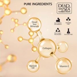 Collagen 3X Dead Sea Mineral Collection Serum for Face with Vitamin E - Anti-aging Nourishing Skin Care Moisturizer to Reduce Wrinkles (1.01 fl. oz) Collagen / 콜라겐 3배 사해 미네랄 비타민 E가 함유된 얼굴용 컬렉션 세럼 - 주름을 줄여주는 항노화 영양 피부 관리 보습제 (1.01 fl. oz) Collagen