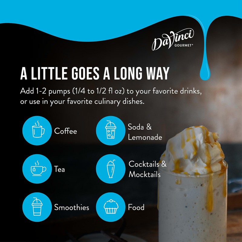 DaVinci Gourmet Sugar-Free Vanilla Syrup, 25.4 Fluid Ounces (Pack of