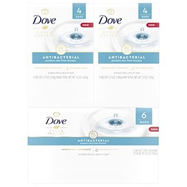 Dove Dove Beauty Bar For All Skin Types Antibacterial Protects from Skin Dryness 3.75 oz 14 Bar