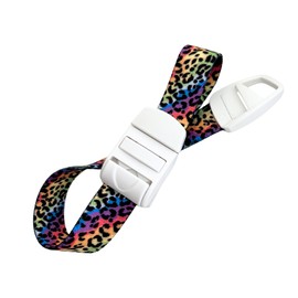 ROLSELEY Medical Nurse Tourniquet with MULTICOLOUR RAINBOW LEOPARD ANIMAL Pattern with ABS Plastic Buckle Latex Free Elastic Band Perfect for Doctors, Nurses, Students and Paramedics