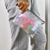 8 Pcs Zip File Bags, Transparent Mesh Zip Pen Pouch,