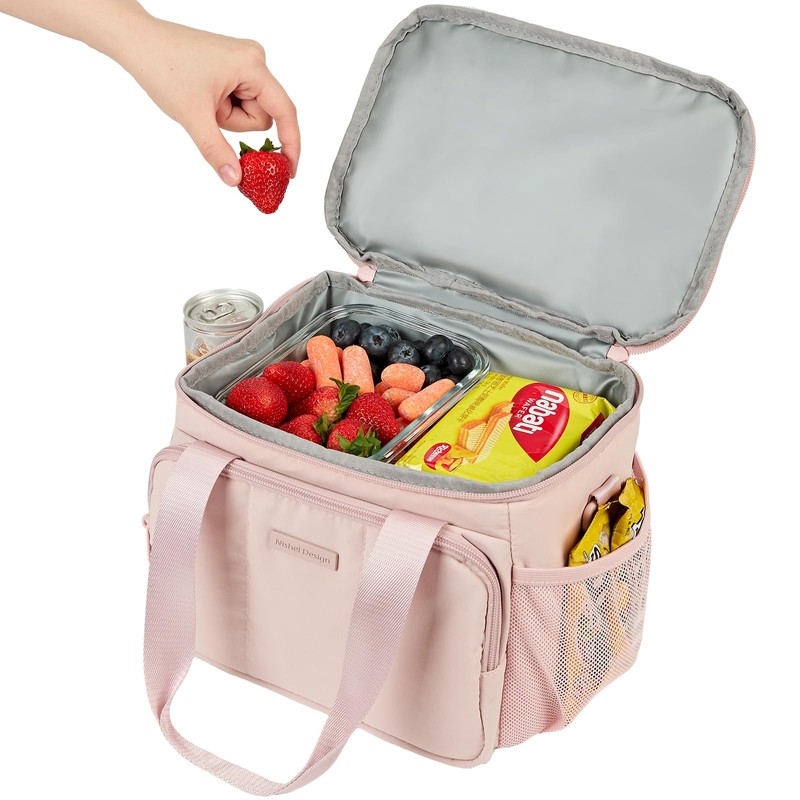 NISHEL Lunch Bag for Women, Insulated Leakproof Cooler Case with