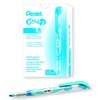Pentel 24/7 Chisel Tip Liquid Highlighter, Sky Blue Ink, Box