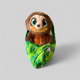 Fiesta Sloth Swaddle Babies - Stuffed Animal Keepsake and Baby Swaddle Carrier