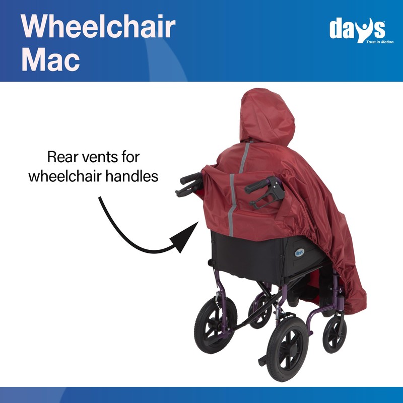 Days Wheelchair Mac Burgundy