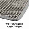 Cat Litter Mat New Size 23.6"x14.6" for Small Spaces, Upgrade
