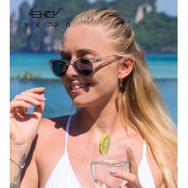 Eyekepper Cat Eye Reading Glasses for Women Oversize Ladies Readers - Grey Lens +0.75