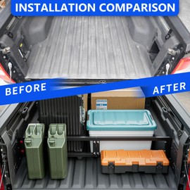 SZYANG Truck Bed Divider Compatible with 2022-2025 Ford Maverick Truck Bed Organizer Cargo Manager Molle Panel Replacement for 2022-2025 Ford Maverick Accessories