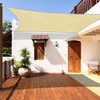 Sun Shade Sail 13' x 20' Beige Rectangle Canopy Sail