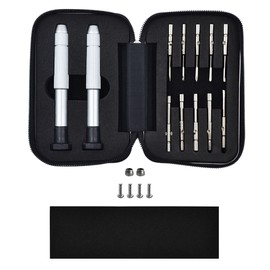 Teak Tuning Fingerboard Repair Kit - Includes Case, Screwdrivers, 2X Free Locknuts, 4X Free 6mm Screws and 1x Free Prolific 1mm Fingerboard Tape - Perfect for Fingerboards