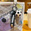 GVSAVY 2PCS Football Keychain, Portable Inspirational Football Ornament, Sports Soccer