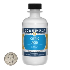 Citric Acid / 4 Ounce Bottle / 99.8% Pure USP Food Grade/Fine Powder